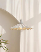 Rivora White Ceramic Pendant Light