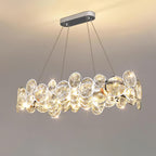 Cuthaiel Postmodern Luxury Round Chrome Crystal Chandelier