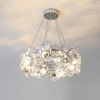 Cuthaiel Postmodern Luxury Round Chrome Crystal Chandelier