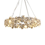 Cuthaiel Postmodern Luxury Round Chrome Crystal Chandelier