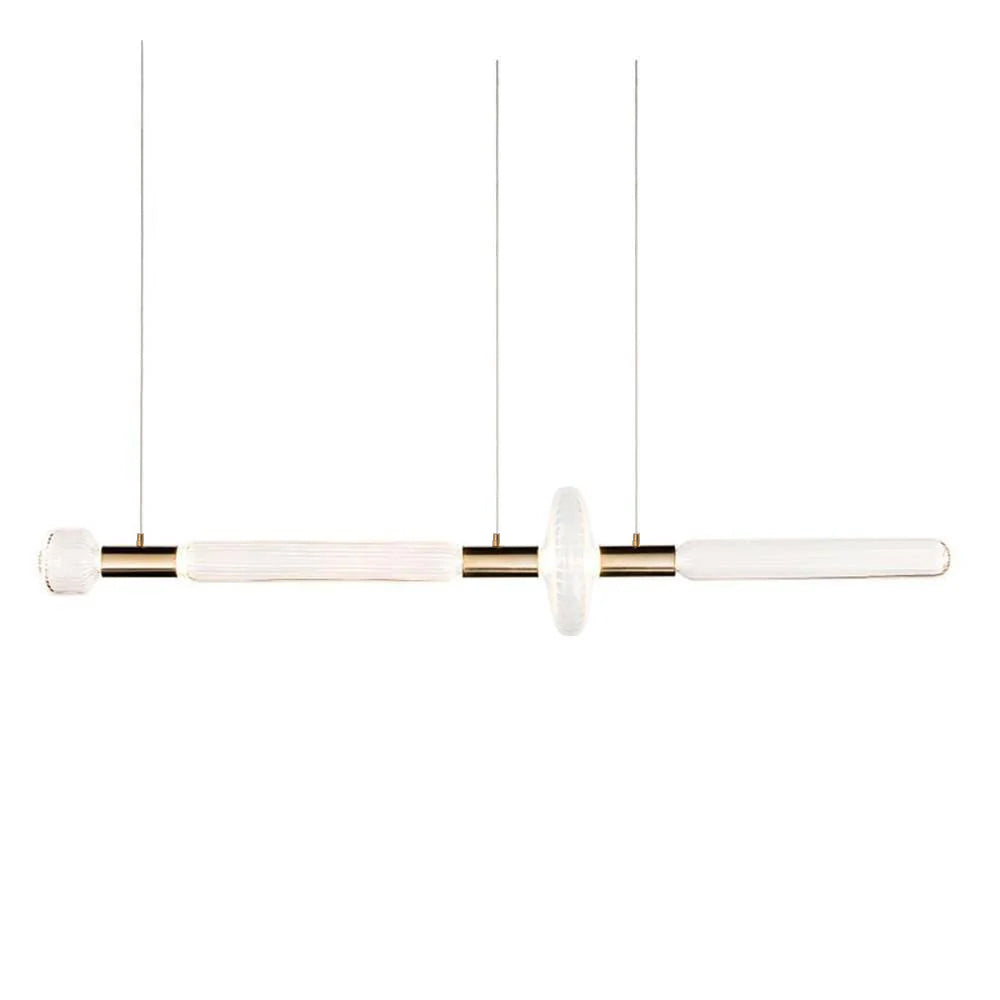 Solara Pendant Lamp Crystal Cylinder Cipher Contemporary
