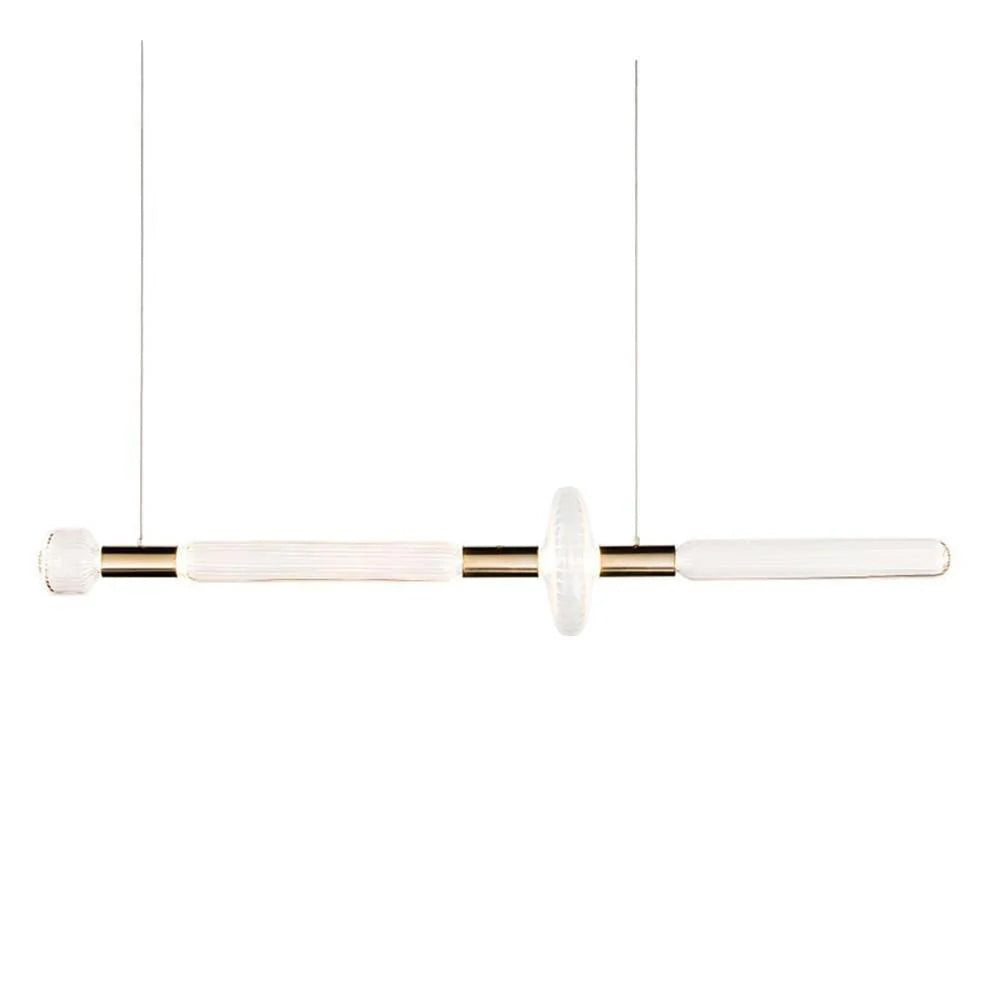 Solara Pendant Lamp Crystal Cylinder Cipher Contemporary