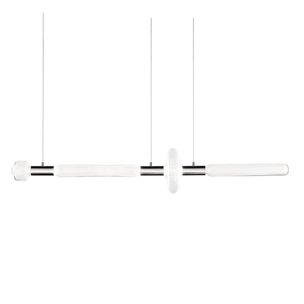 Solara Pendant Lamp Crystal Cylinder Cipher Contemporary