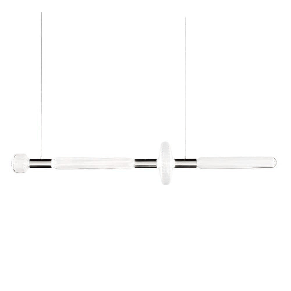 Solara Pendant Lamp Crystal Cylinder Cipher Contemporary
