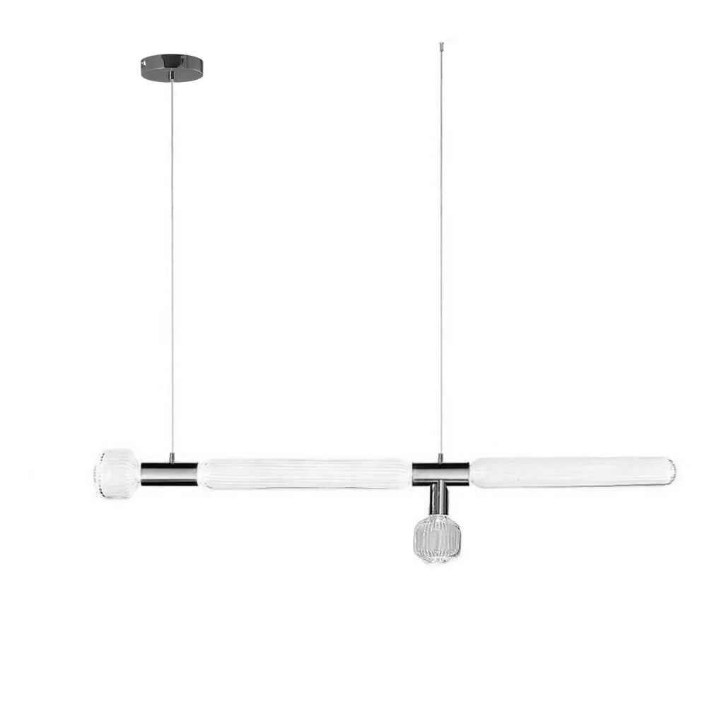 Solara Pendant Lamp Crystal Cylinder Cipher Contemporary