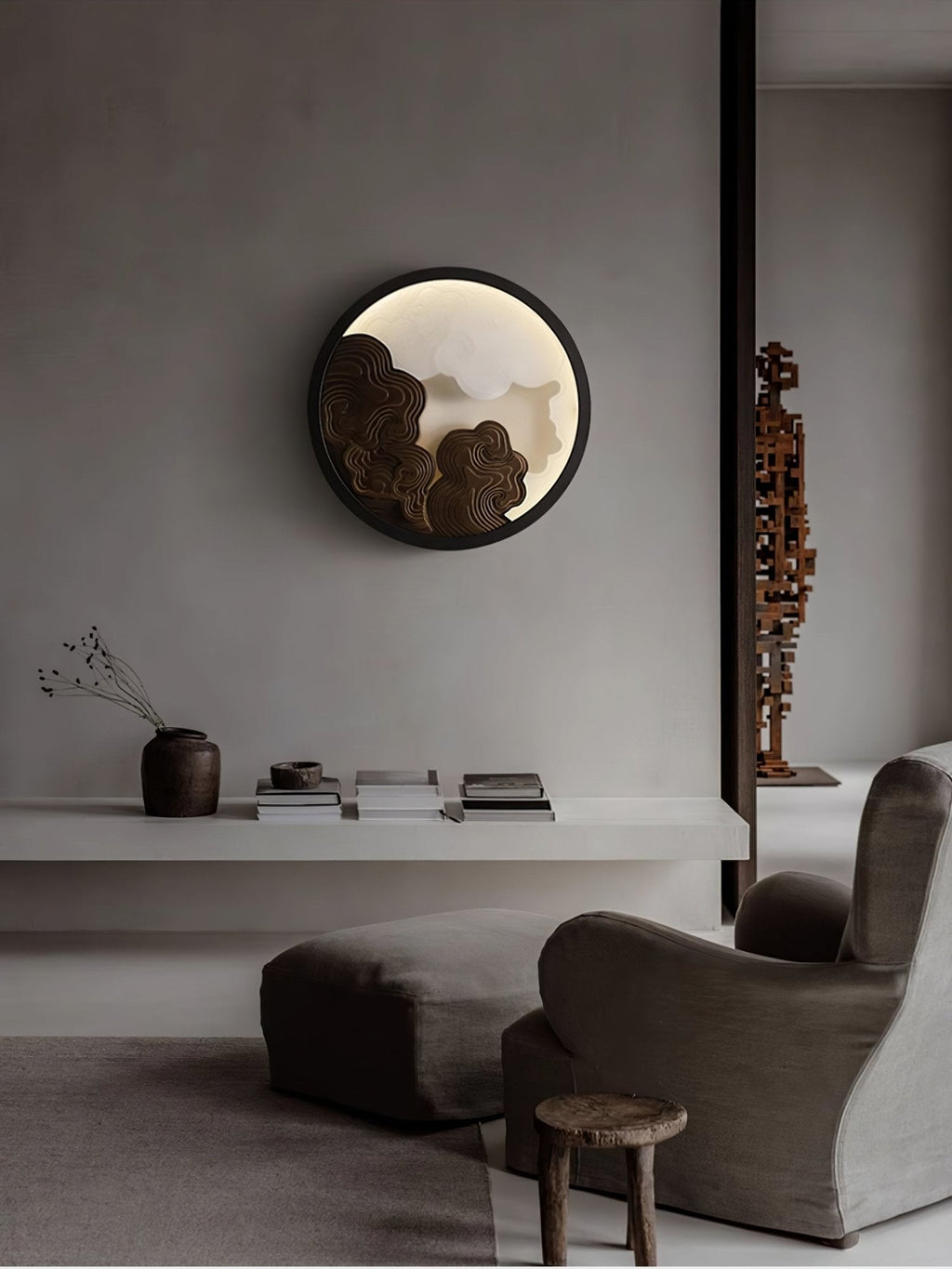 Grayson Modern Wood Wall Lamp