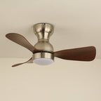 Aurdorus Modern Wood Ceiling Fan Light