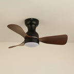 Aurdorus Modern Wood Ceiling Fan Light