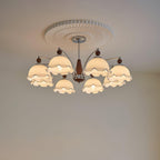 Claudia Flowers Chandelier Vintage Floral Elegance