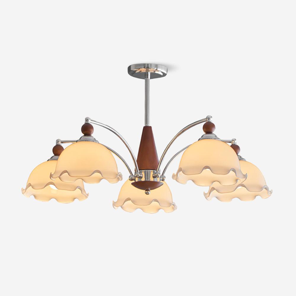 Claudia Flowers Chandelier Vintage Floral Elegance