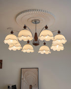Claudia Flowers Chandelier Vintage Floral Elegance