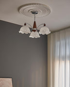 Claudia Flowers Chandelier Vintage Floral Elegance