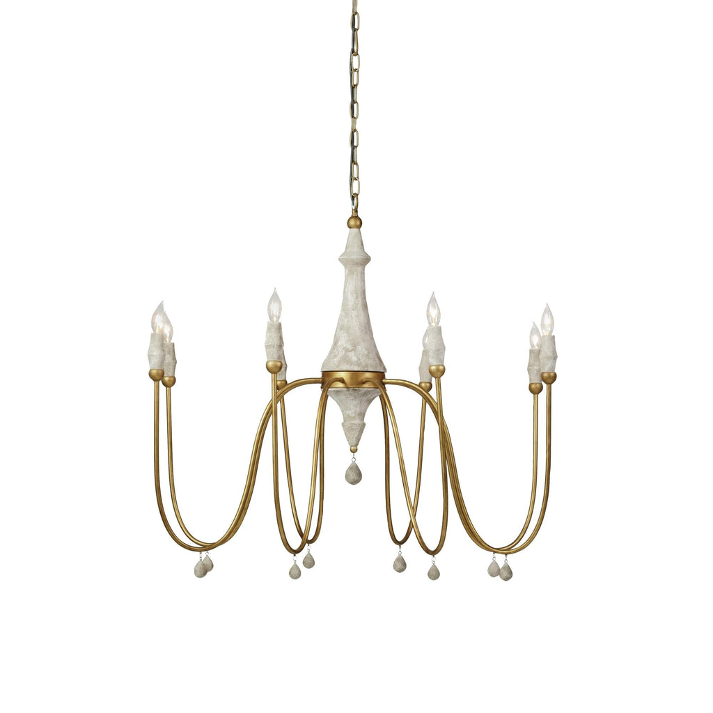 Arcad Vintage Industrial Wooden Chandelier