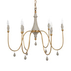 Arcad Vintage Industrial Wooden Chandelier