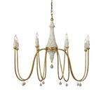 Arcad Vintage Industrial Wooden Chandelier