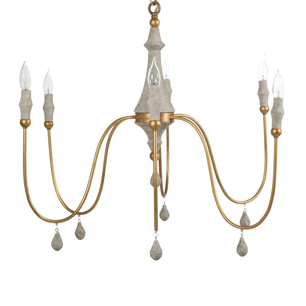 Arcad Vintage Industrial Wooden Chandelier
