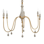 Arcad Vintage Industrial Wooden Chandelier