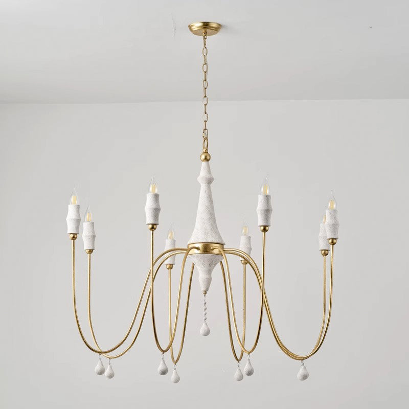 Arcad Vintage Industrial Wooden Chandelier