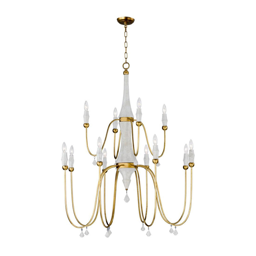 Arcad Vintage Industrial Wooden Chandelier