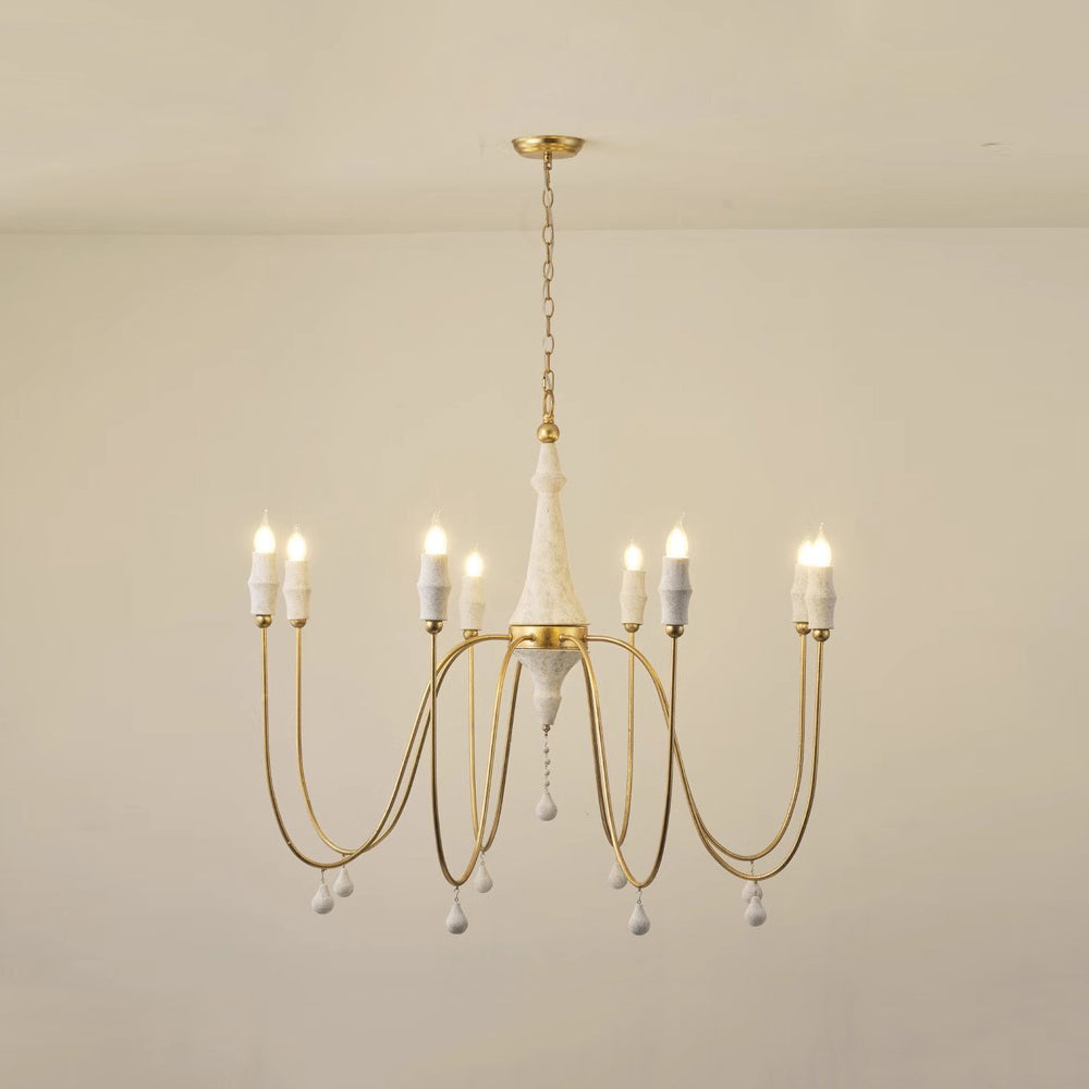 Arcad Vintage Industrial Wooden Chandelier