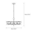 Bloom Large Vintage Marble Chandelier