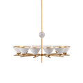 Bloom Large Vintage Marble Chandelier
