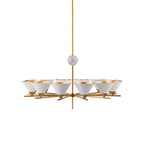 Bloom Large Vintage Marble Chandelier