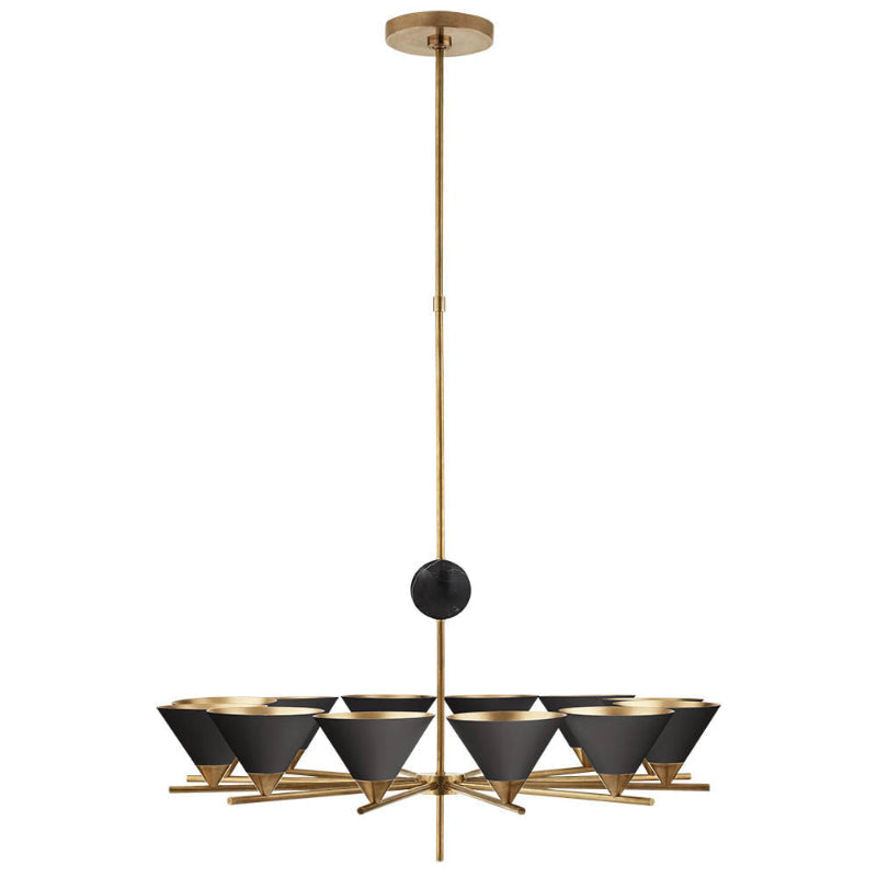 Bloom Large Vintage Marble Chandelier
