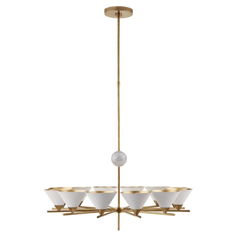 Bloom Large Vintage Marble Chandelier