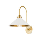 Silva Vintage Indoor Wall Lamp Brass