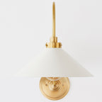 Silva Vintage Indoor Wall Lamp Brass