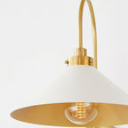 Silva Vintage Indoor Wall Lamp Brass