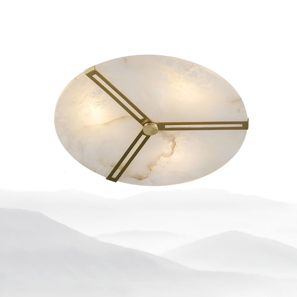 Aveline Alabaster Flush Mount Ceiling Light