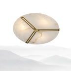 Aveline Alabaster Flush Mount Ceiling Light