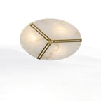 Aveline Alabaster Flush Mount Ceiling Light