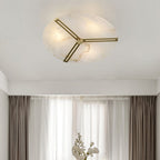 Aveline Alabaster Flush Mount Ceiling Light