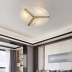 Aveline Alabaster Flush Mount Ceiling Light