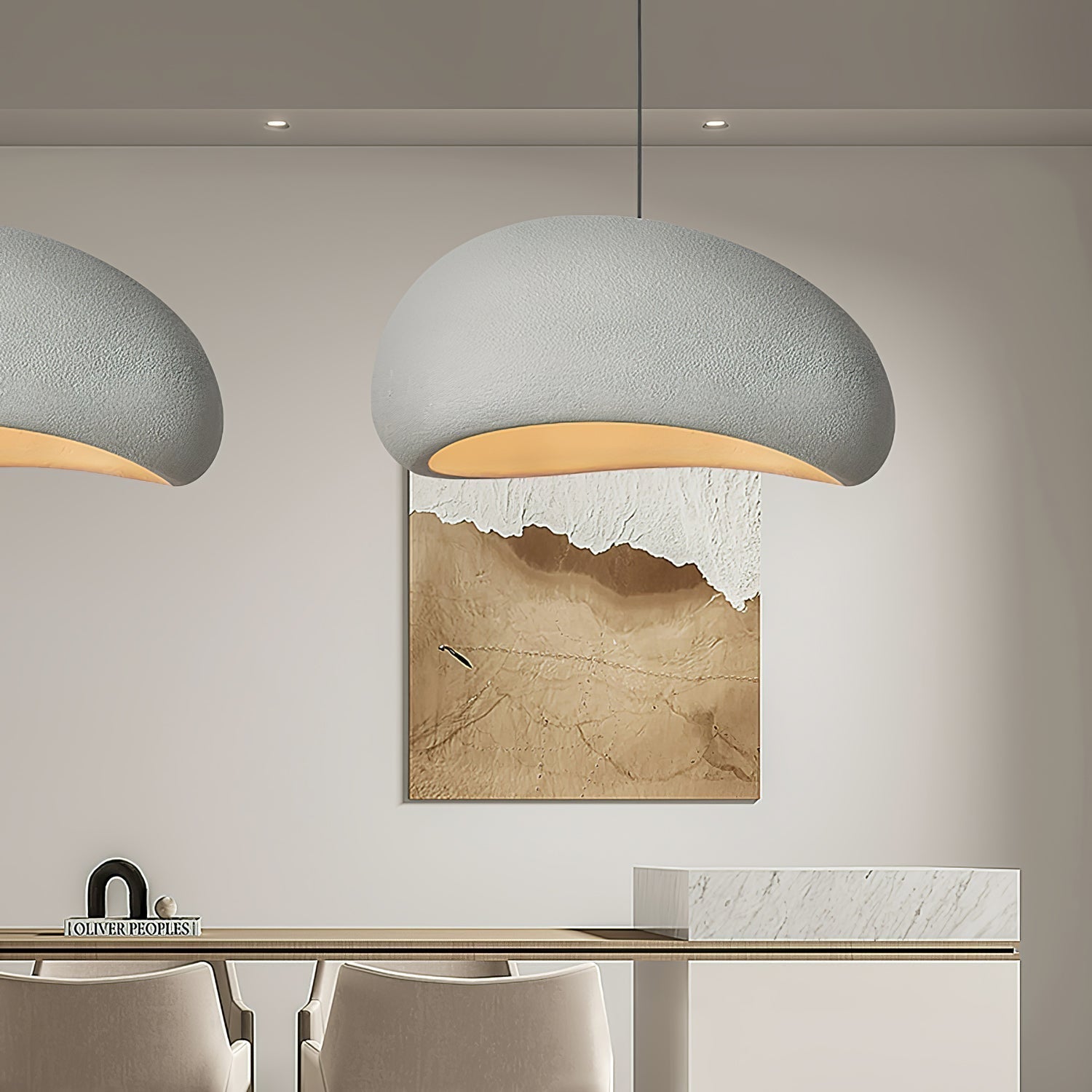 Lustra Pendant Light Cloud Swag Wabi-Sabi