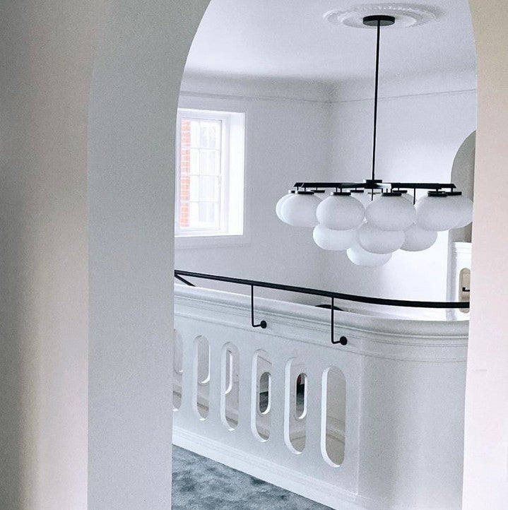 Edge Premium Elegance Brass Glass Chandelier