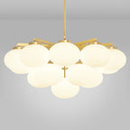 Edge Premium Elegance Brass Glass Chandelier