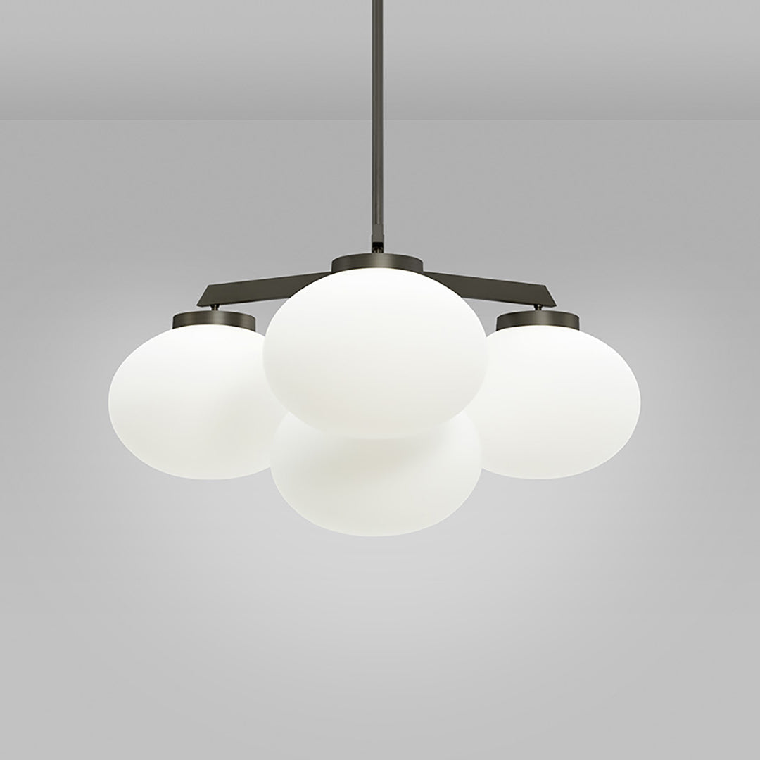 Edge Premium Elegance Brass Glass Chandelier