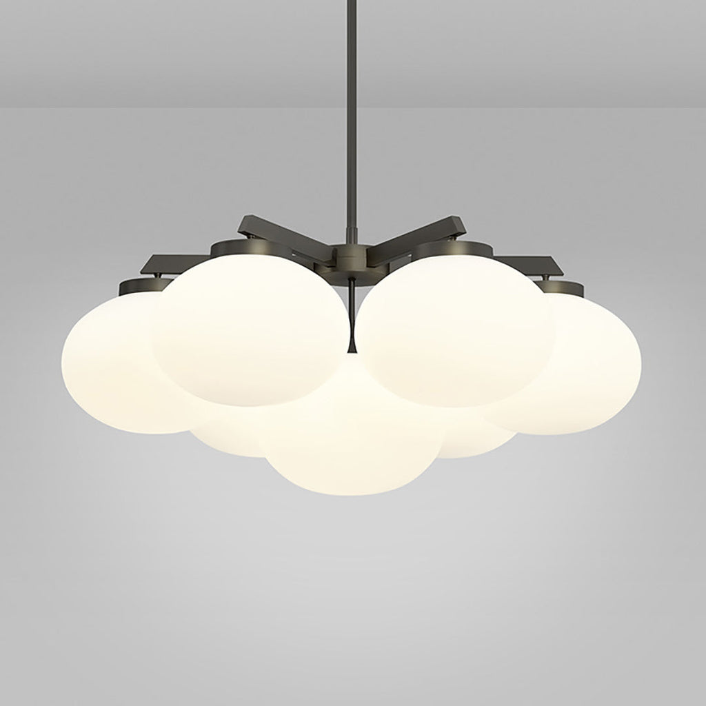 Edge Premium Elegance Brass Glass Chandelier