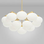 Edge Premium Elegance Brass Glass Chandelier