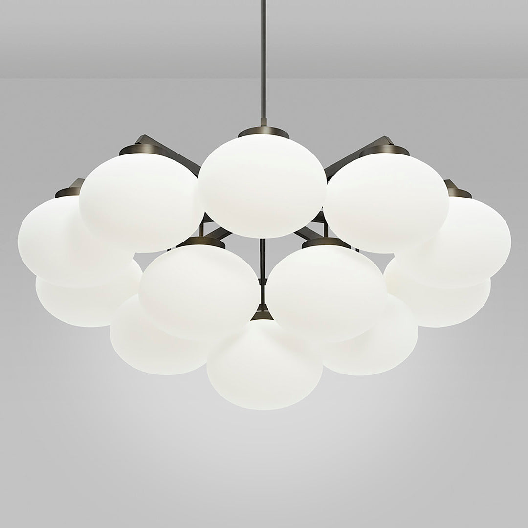 Edge Premium Elegance Brass Glass Chandelier