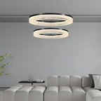 Idyll Modern Minimalist Round LED Resin Chandelier