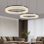 Idyll Modern Minimalist Round LED Resin Chandelier