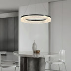 Idyll Modern Minimalist Round LED Resin Chandelier