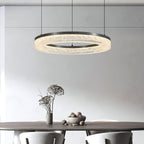 Idyll Modern Minimalist Round LED Resin Chandelier