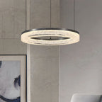 Idyll Modern Minimalist Round LED Resin Chandelier