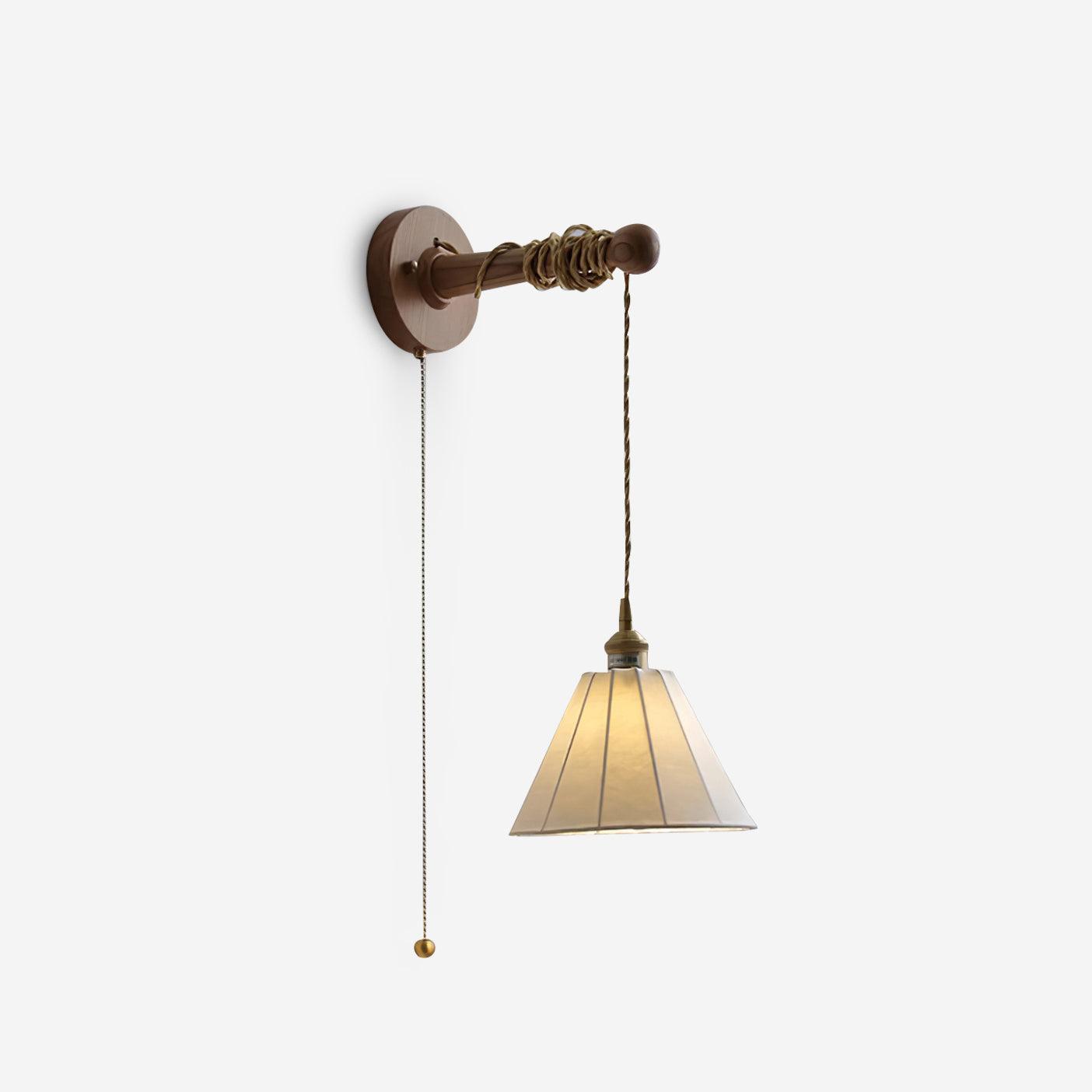 Coca Wall Lamp Pleated Cone